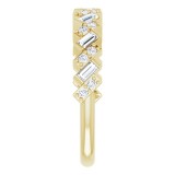 14K Yellow 3/8 CTW Diamond Anniversary Band photo 4