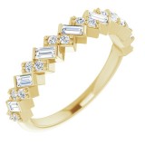 14K Yellow 3/8 CTW Diamond Anniversary Band photo