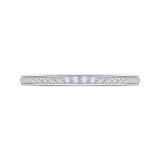 Shah Luxury Round Diamond Half-Eternity Wedding Band In 14K White Gold photo