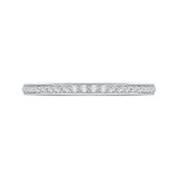 Shah Luxury Round Diamond Half-Eternity Wedding Band In 14K White Gold photo