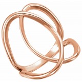 14K Rose Freeform Ring photo