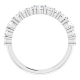14K White 3/4 CTW Diamond Anniversary Band photo 2