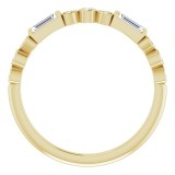14K Yellow 1/4 CTW Diamond Anniversary Band photo 2