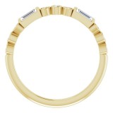 14K Yellow 1/4 CTW Diamond Anniversary Band photo 2