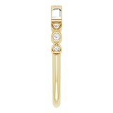 14K Yellow 1/4 CTW Diamond Anniversary Band photo 4