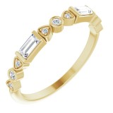 14K Yellow 1/4 CTW Diamond Anniversary Band photo