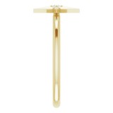 14K Yellow .03 CT Diamond Star Ring photo 4