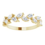 14K Yellow 5/8 CTW Diamond Anniversary Band photo 3