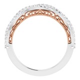 14K White 1/4 CTW Diamond Anniversary Band photo 2