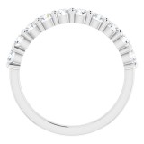14K White 3/4 CTW Diamond Anniversary Band photo 2