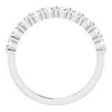 14K White 3/4 CTW Diamond Anniversary Band photo 2