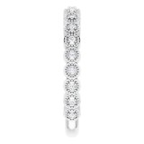 14K White 1/8 CTW Diamond Anniversary Band photo 4