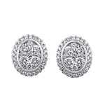 Gems One 14Kt White Gold Diamond (5/8Ctw) Earring photo