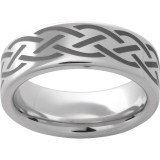 Serinium Pipe Cut Band with Braid Laser Engraving photo