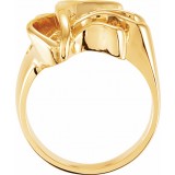 14K Yellow Freeform Ring photo 2