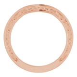 14K Rose Matching Band photo 2