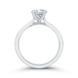 Shah Luxury 14K White Gold Diamond Engagement Ring (Semi-Mount) photo 4