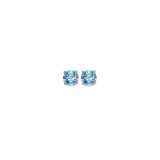 Gems One 14Kt White Gold Blue Topaz (1/4 Ctw) Earring photo
