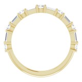 14K Yellow 1/3 CTW Diamond Anniversary Band photo 2