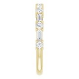 14K Yellow 1/3 CTW Diamond Anniversary Band photo 4