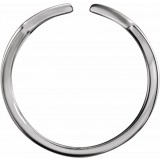 14K White Geometric Ring photo 2