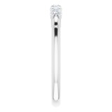 14K White 2.5 mm Round 1/3 CTW Diamond Anniversary Band photo 4