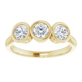 14K Yellow 3/4 CTW Diamond Anniversary Band photo 3