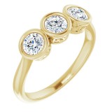 14K Yellow 3/4 CTW Diamond Anniversary Band photo