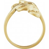 14K Yellow Freeform Ring photo 2