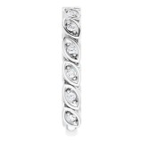 14K White 1/6 CTW Diamond Anniversary Band photo 4