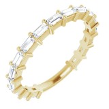 14K Yellow 5/8 CTW Diamond Anniversary Band photo