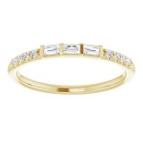 14K Yellow 1/6 CTW Diamond Anniversary Band photo 3