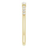 14K Yellow 1/6 CTW Diamond Anniversary Band photo 4