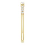 14K Yellow 1/6 CTW Diamond Anniversary Band photo 4