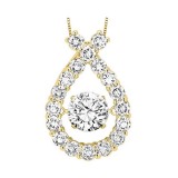 Gems One 14KT Yellow Gold & Diamond Rhythm Of Love Neckwear Pendant  - 1-1/2 ctw photo