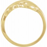 14K Yellow Freeform Ring photo