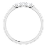 14K White 1/5 CTW Diamond Anniversary Band photo 2