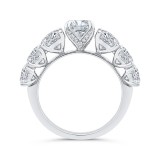 Shah Luxury 14K White Gold Round Cut Diamond Engagement Ring (Semi-Mount) photo 4