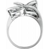14K White Metal Fashion Ring photo 2