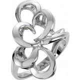 14K White Metal Fashion Ring photo