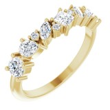 14K Yellow 7/8 CTW Diamond Anniversary Band photo