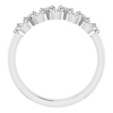 14K White 1 CTW Diamond Anniversary Band photo 3