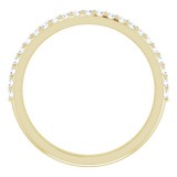 14K Yellow 1/5 CTW Diamond Anniversary Band photo 2
