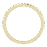 14K Yellow 1/5 CTW Diamond Anniversary Band photo 2