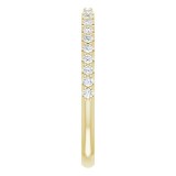 14K Yellow 1/5 CTW Diamond Anniversary Band photo 4