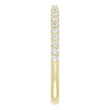 14K Yellow 1/5 CTW Diamond Anniversary Band photo 4