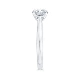 Shah Luxury 14K White Gold Diamond Engagement Ring (Semi-Mount) photo 3