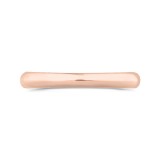 Shah Luxury 14K Rose Gold Plain Wedding Band photo