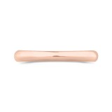 Shah Luxury 14K Rose Gold Plain Wedding Band photo