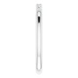 14K White 1/8 CTW Diamond Stackable Ring photo 4
